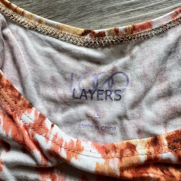 LOGO layers : pink patterned tunic tank - Picture 5 of 8